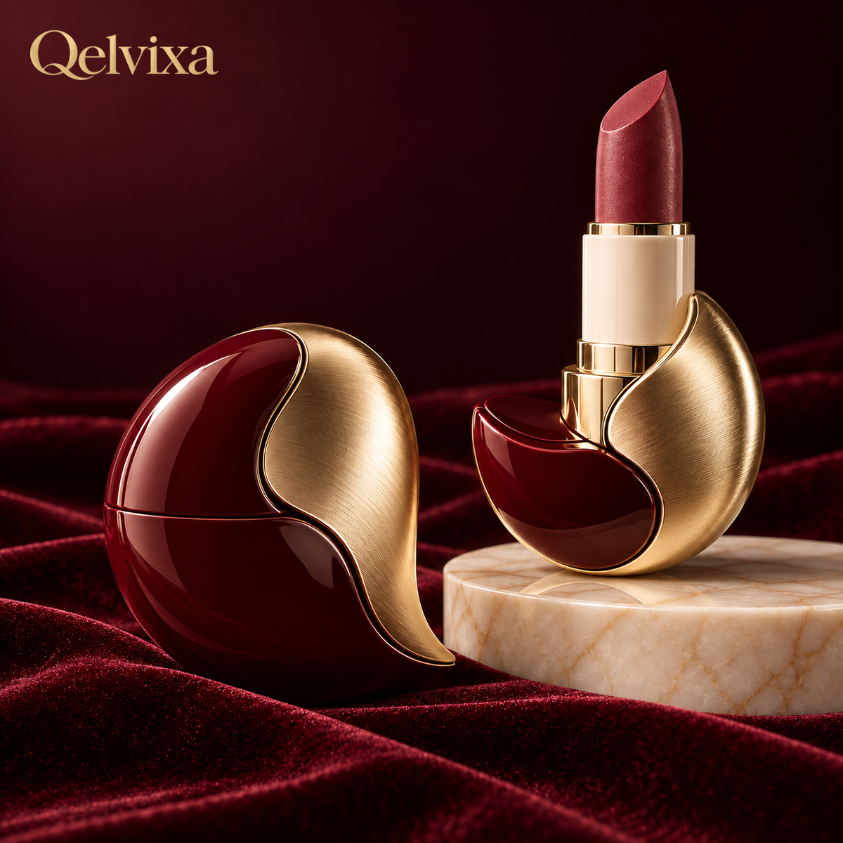 Qelvixa™ Sculptural Lipstick Duo