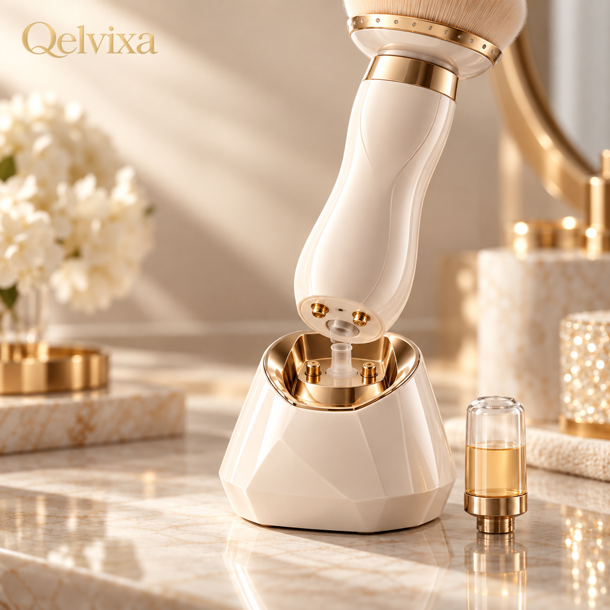 Qelvixa™ Mist-Infusion Complexion Brush